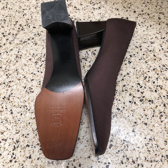 Stuart Weitzman Brown Block Heels - Picture 6 of 6